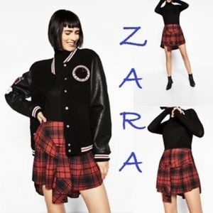 Zara plaid skirt